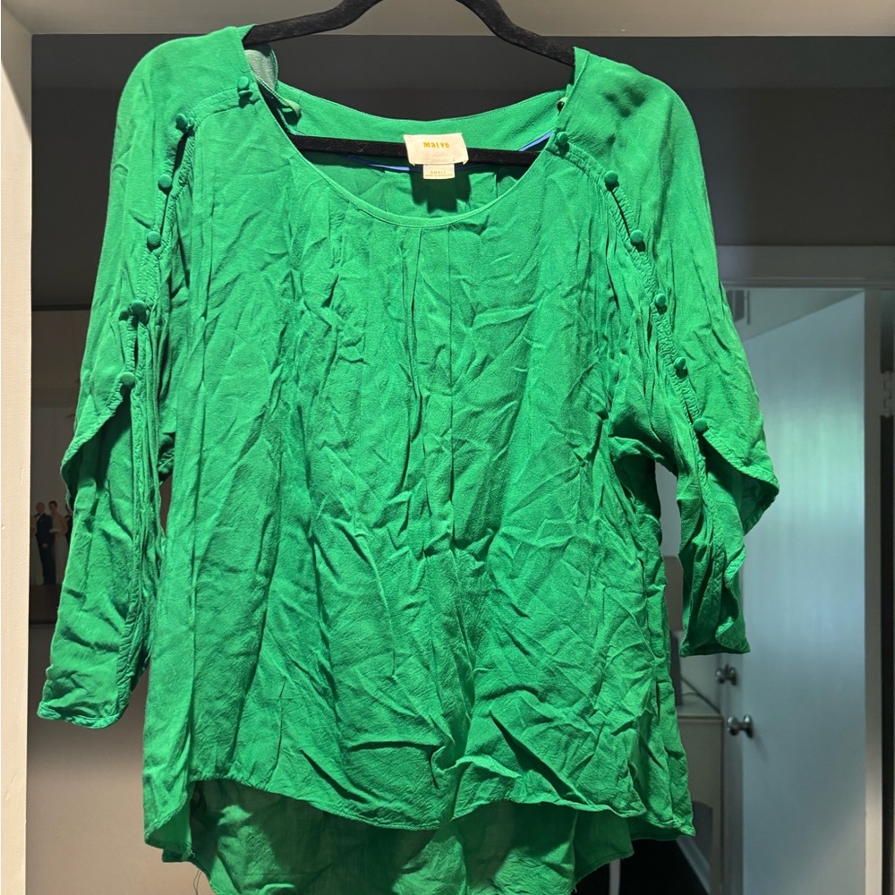Maeve Emerald Green Blouse